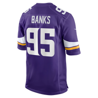 Minnesota Vikings Caleb Banks Nike Purple 2026 NFL Draft First Round Pick No. 18 Team Game Jersey