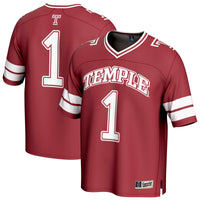 #1 Temple Owls GameDay Greats Collegiate Football Fashion Jersey - Cherry