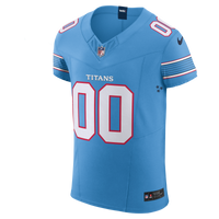 Tennessee Titans Nike Light Blue Vapor F.U.S.E. Elite Custom Jersey