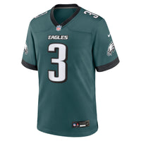 Philadelphia Eagles Nolan Smith Jr. Nike Midnight Green Team Game Jersey