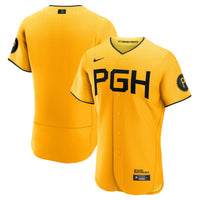 Pittsburgh Pirates Nike Gold City Connect Authentic Jersey
