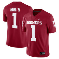 Jalen Hurts Oklahoma Sooners Jordan Brand Alumni Player Game Jersey - Crimson