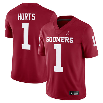 Jalen Hurts Oklahoma Sooners Jordan Brand Alumni Player Game Jersey - Crimson