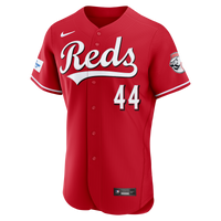 Cincinnati Reds Elly De La Cruz Nike Red Alternate Authentic Sponsor Patch Jersey