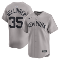 New York Yankees Cody Bellinger Nike Gray Road Limited Player Jersey