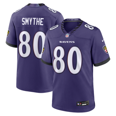 Baltimore Ravens Durham Smythe Nike Purple Team Game Jersey