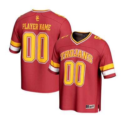 USC Trojans GameDay Greats NIL Pick-A-Player Lightweight Football Fashion Jersey - Cardinal