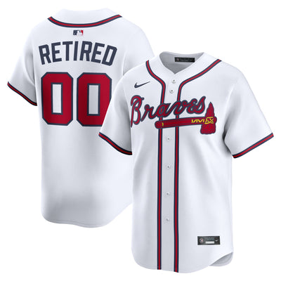Atlanta Braves Nike White Home Limited Pick-A-Player Retired Roster Jersey