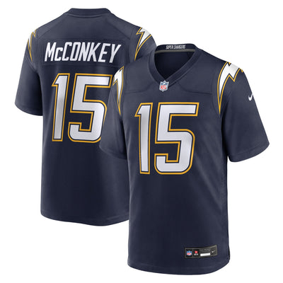 Los Angeles Chargers Ladd McConkey Nike Navy Alternate Super Chargers Game Player Jersey