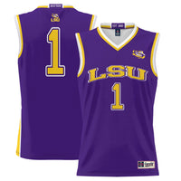 #1 LSU Tigers GameDay Greats Lightweight Basketball Jersey - Purple