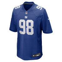 New York Giants D.J. Reader Nike Royal Game Jersey