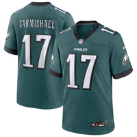 Philadelphia Eagles Harold Carmichael Nike Midnight Green Team Retired Player Game Jersey