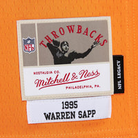 Tampa Bay Buccaneers Warren Sapp Mitchell & Ness Orange 1995 Legacy Replica Jersey