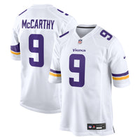 Minnesota Vikings J.J. McCarthy Nike White Game Jersey