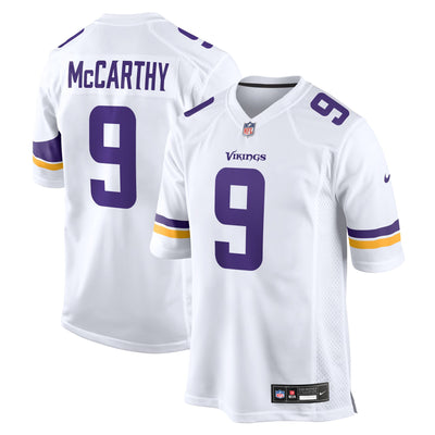 Minnesota Vikings J.J. McCarthy Nike White Game Jersey