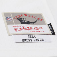 Green Bay Packers Brett Favre Mitchell & Ness White 1994 Legacy Replica Jersey
