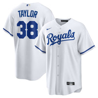 Kansas City Royals Josh Taylor Nike White Home Replica Player Jersey