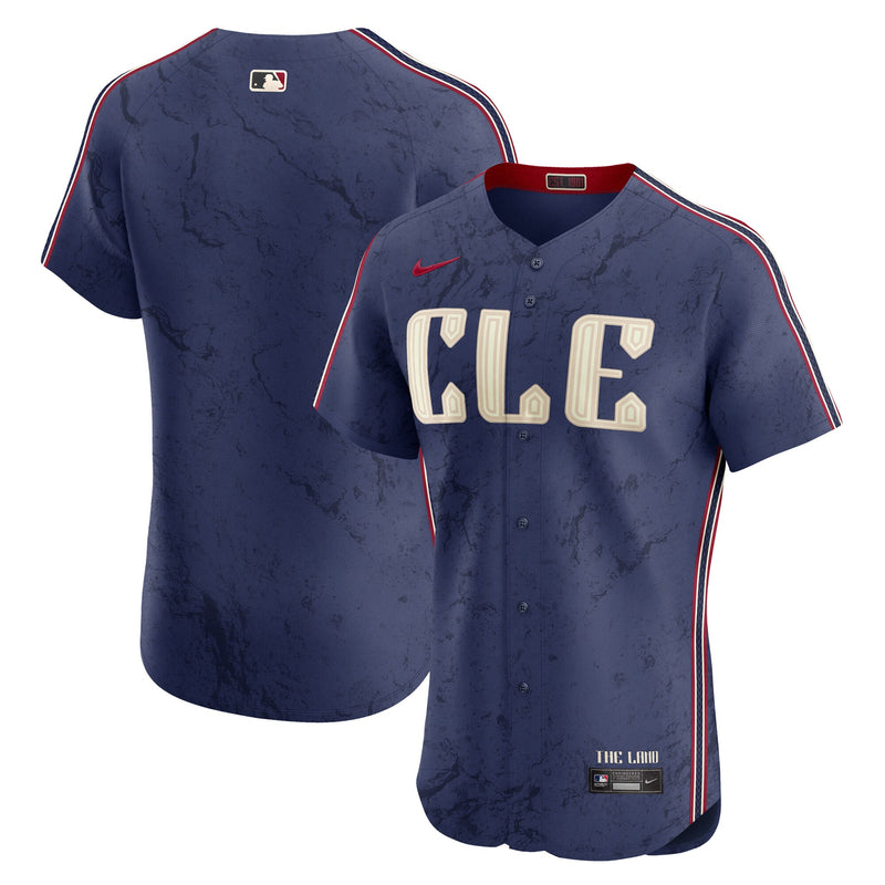 Cleveland Guardians Nike Navy City Connect Elite Jersey