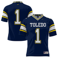 #1 Toledo Rockets GameDay Greats Endzone Football Jersey - Navy