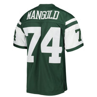 New York Jets Nick Mangold Mitchell & Ness Green Legacy Replica Jersey