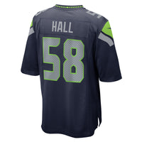 Seattle Seahawks Derick Hall Nike College Navy Game Jersey