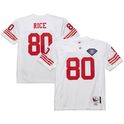 San Francisco 49ers 1994 Jerry Rice Mitchell & Ness White Authentic Throwback Retired Player Jersey