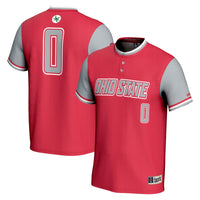 #0 Ohio State Buckeyes GameDay Greats Lightweight Softball Jersey - Scarlet
