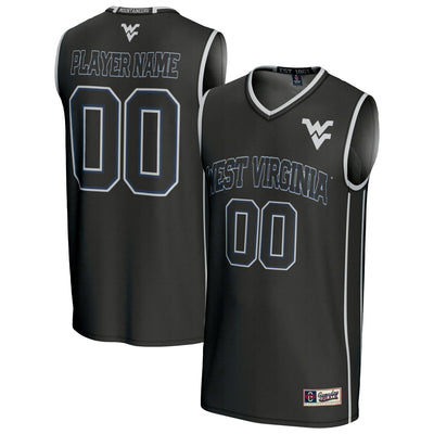 West Virginia Mountaineers GameDay Greats Lightweight Collegiate Basketball NIL Pick-A-Player Fashion Jersey - Black