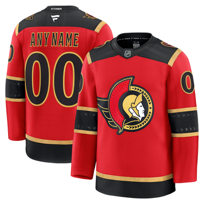 Ottawa Senators Fanatics Red Alternate Custom Premium Jersey