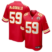 Kansas City Chiefs Cooper McDonald Nike Red Team Game Jersey