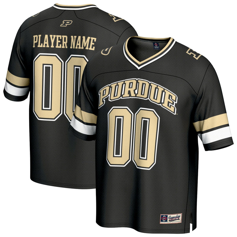 Purdue Boilermakers GameDay Greats NIL Pick-A-Player Football Fashion Jersey - Black