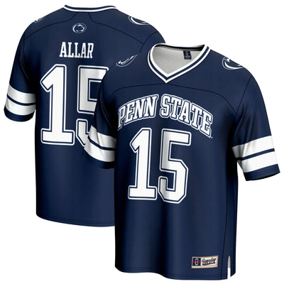 Drew Allar Penn State Nittany Lions GameDay Greats NIL Lightweight Football Player Jersey - Navy