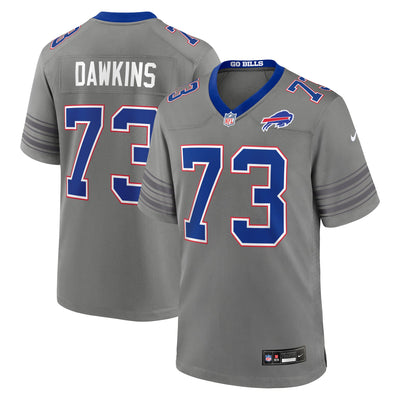 Buffalo Bills Dion Dawkins Nike Gray Nickel City Game Jersey