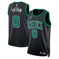 Boston Celtics Jordan Brand Statement Edition Swingman Jersey - Black - Jayson Tatum