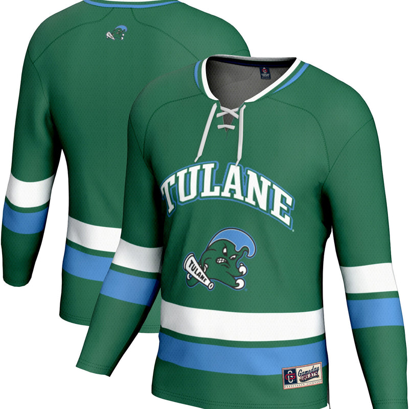 Tulane Green Wave GameDay Greats Spirit Hockey Jersey - Green