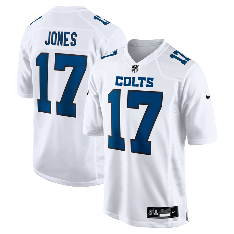 Indianapolis Colts Daniel Jones Nike Tundra White Fashion Game Jersey
