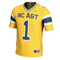 #1 North Carolina A&T Aggies GameDay Greats Football Jersey - Gold