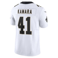 New Orleans Saints Alvin Kamara Nike White Vapor F.U.S.E. Limited Jersey