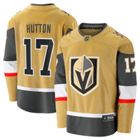 Vegas Golden Knights Ben Hutton Fanatics Gold Home Premier Breakaway Player Jersey