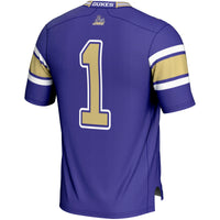 #1 James Madison Dukes GameDay Greats Endzone Football Jersey - Purple