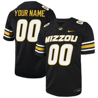 Missouri Tigers Nike Custom Football Game Jersey - Black