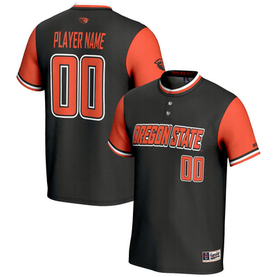 Oregon State Beavers GameDay Greats NIL Pick-A-Player Lightweight Softball Jersey - Black