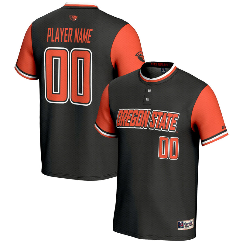 Oregon State Beavers GameDay Greats NIL Pick-A-Player Lightweight Softball Jersey - Black