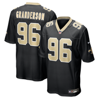 New Orleans Saints Carl Granderson Nike Black Game Jersey
