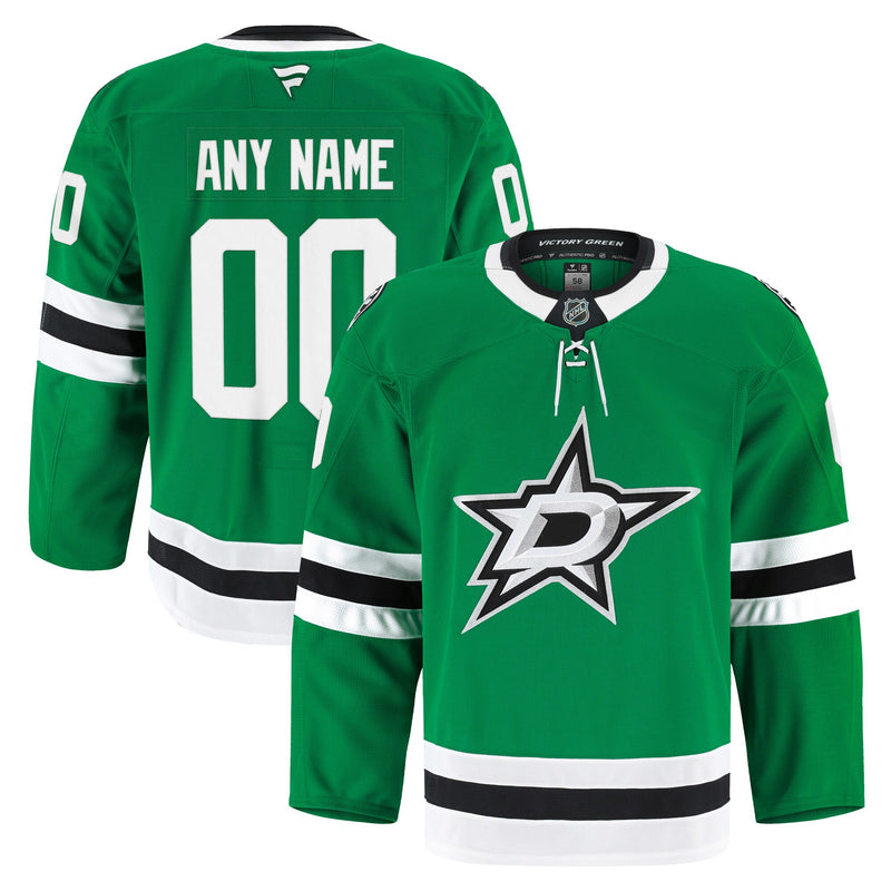 Dallas Stars Fanatics Kelly Green Home Authentic Pro Custom Jersey