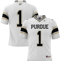GameDay Greats #1 White Purdue Boilermakers Endzone Football Jersey