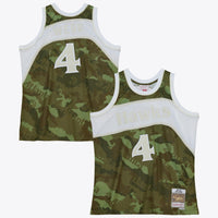 Atlanta Hawks Mitchell & Ness Spud Webb 1986 Ghost Camo Swingman Jersey - Green