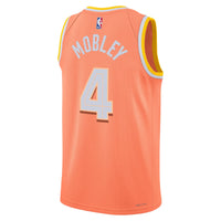 Cleveland Cavaliers Nike 2025/26 City Edition Swingman Jersey - Orange - Evan Mobley