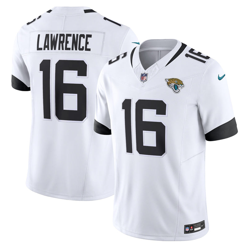 Jacksonville Jaguars Trevor Lawrence Nike White Vapor F.U.S.E. Limited Jersey