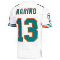 Miami Dolphins 1995 Dan Marino Mitchell & Ness White Authentic Throwback Retired Player Pocket Jersey